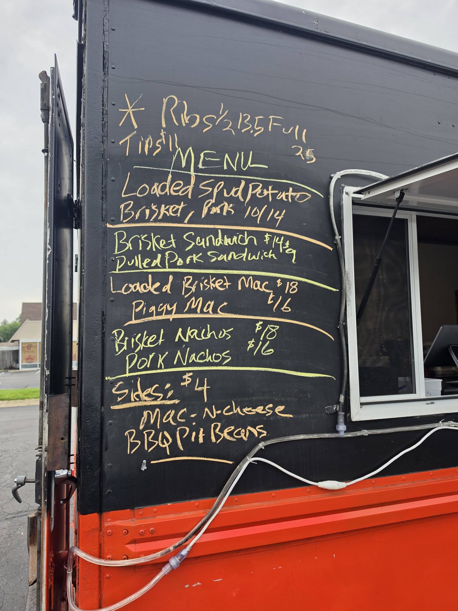 Divine Family BBQ Menu Board